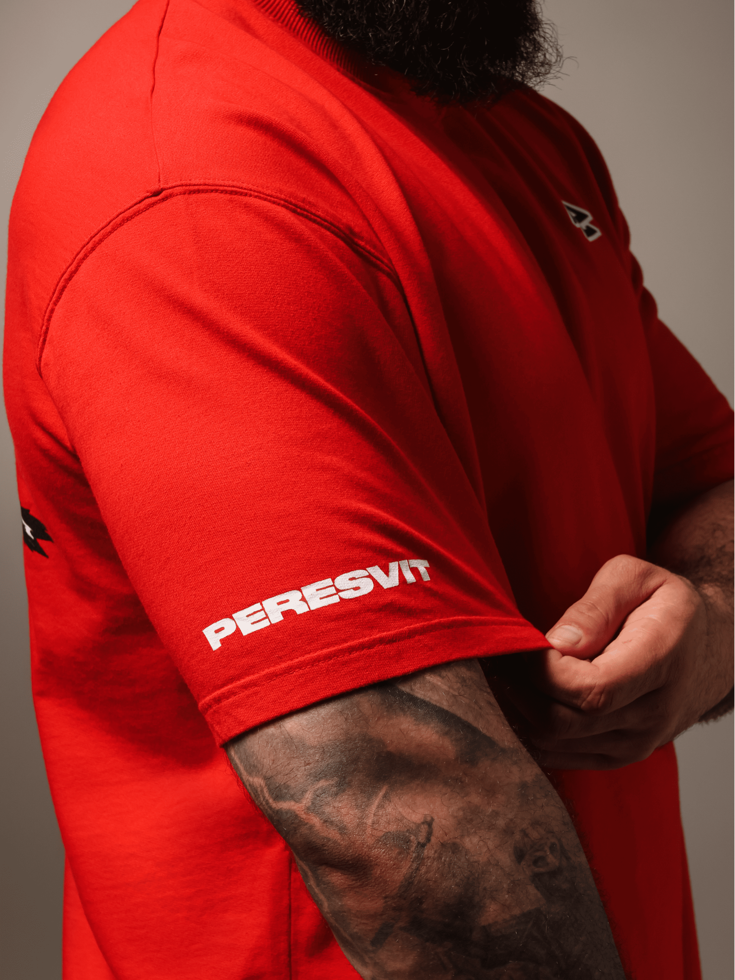 Oversized St. Sebastian T-shirt Roast Red, Photo № 4